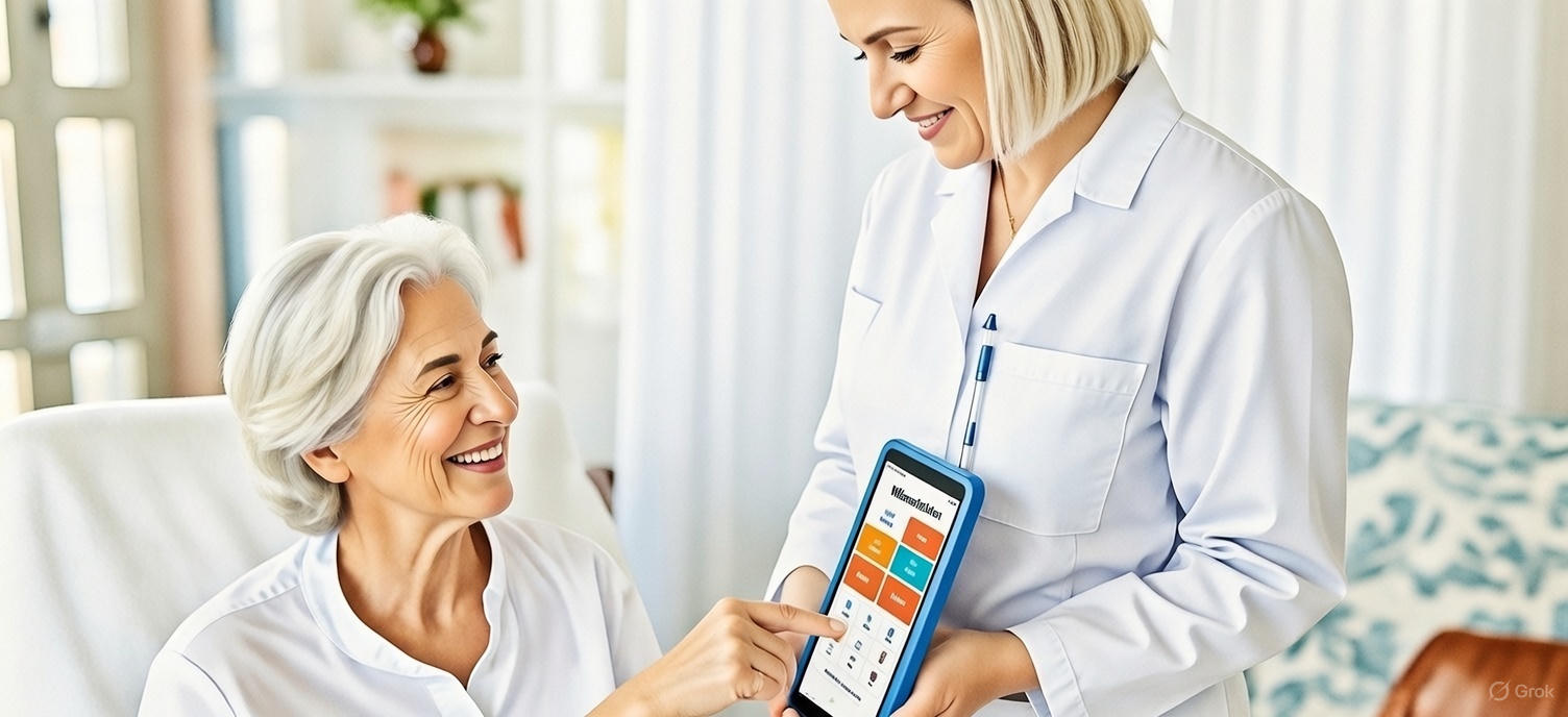 Accompagnement therapeutique avec tablette et application d'aide a la parole